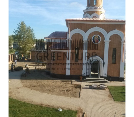 Озеленение храма св. Владимира - фото - 2